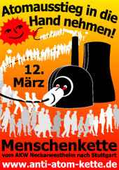 Baden-Würtemberg Menschenkette